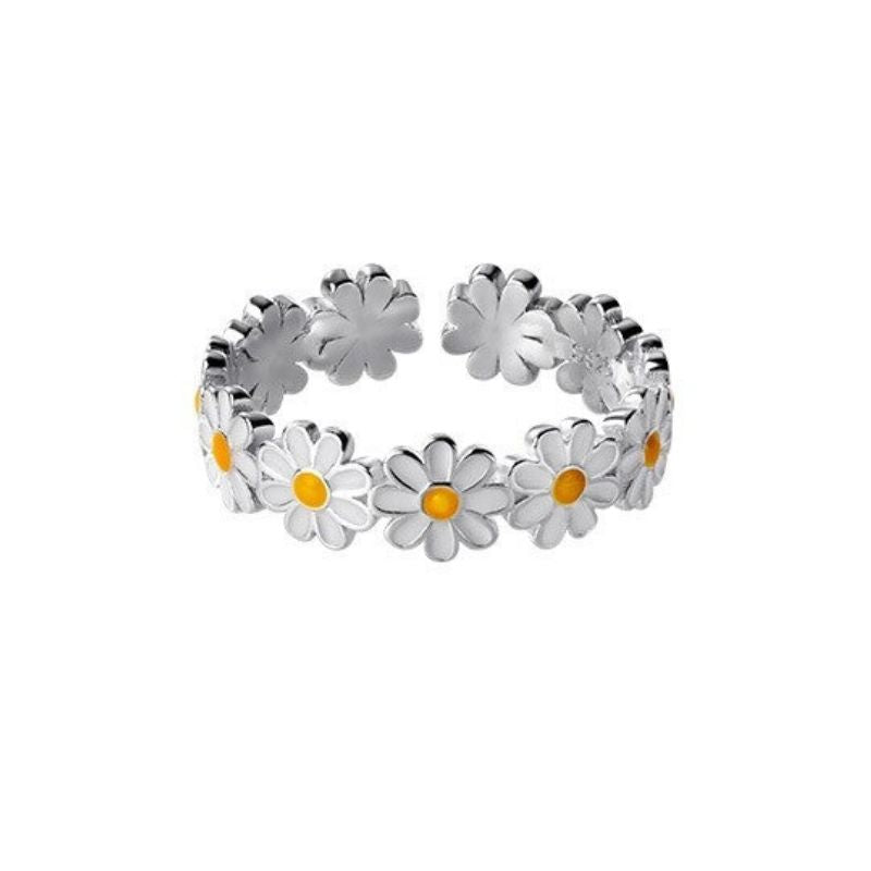 Anillo de margaritas blancas - OFERTA 2X1